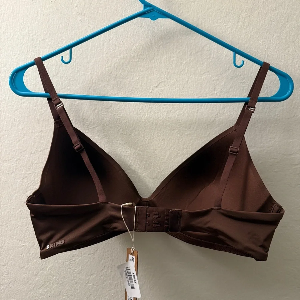 NWT Skims Wireless Form T-Shirt Bra in Cocoa - Size 36C - Picture 7 of 12